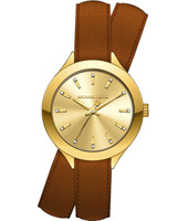 Pasek do zegarka Michael Kors MK2501 Skórzany Brązowy 14mm