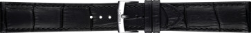 Pasek do zegarka Tissot T600049252 / T1504101605100A / T1504101105101A Skórzany Czarny 20mm