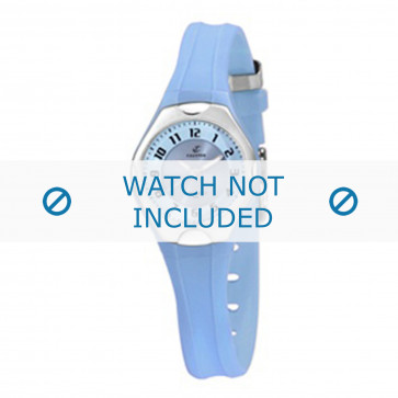 Calypso horlogeband K5163-4 Rubber Lichtblauw