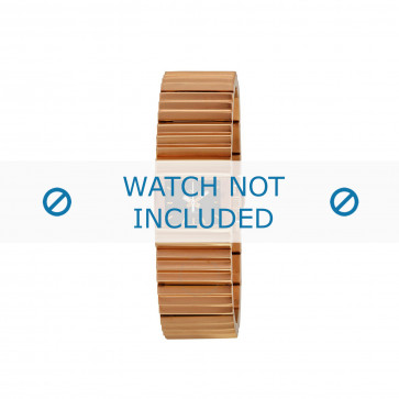 Diesel horlogeband DZ5268 Roestvrij staal (RVS) Rosé 20mm