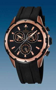 Pasek do zegarka Festina F16840-1 Gumowy Czarny 22mm