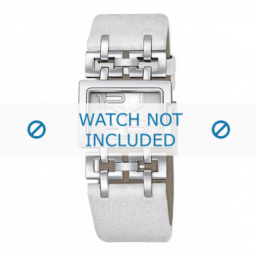 Pasek do zegarka Festina F16303-1 Skórzany Biały 26mm