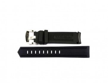 Pasek do zegarka Tag Heuer CAK2110 / BT0720 Gumowy Czarny 21mm