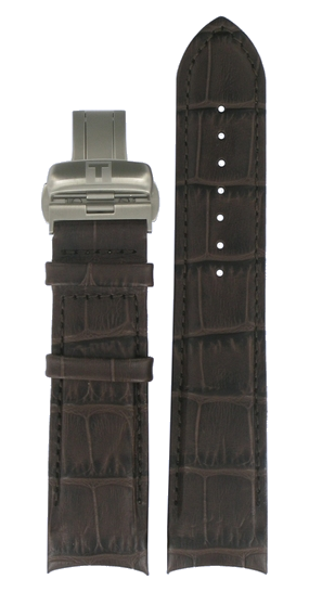 Tissot horlogeband T610028596 Leder Bruin 22mm