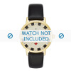 Pasek do zegarka Kate Spade New York KSW1052 Skórzany Czarny 16mm