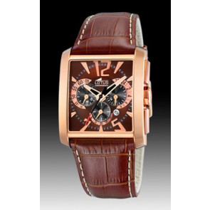 Pasek do zegarka Lotus 15540-2 / 15540-5 Skórzany Brązowy 29mm