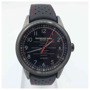 Pasek do zegarka Raymond Weil 2754-BKR-05200 / SU2201-2760R-18 Skórzany Czarny 22mm