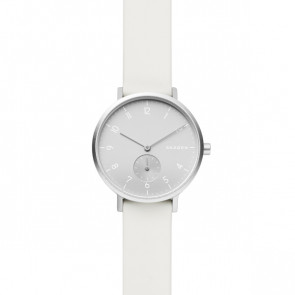 Pasek do zegarka Skagen SKW2763 Gumowy Biały 16mm