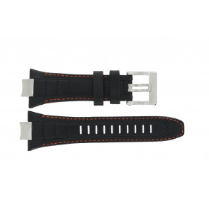 Pasek do zegarka Seiko 6G28-00N0 / 7T86-0AB0 / 7T62-0JV0 / SRK023P2 / SPC047P2 / SNAD23P2 Skórzany Czarny 14mm