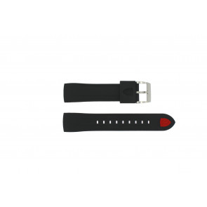 Pasek do zegarka Ferrari SF.02.1.29.0007 / 689300011 Gumowy Czarny 22mm
