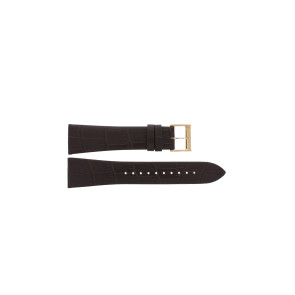 Pasek do zegarka Seiko SKP398P1 / 7N39-0CA0 / L0G0012P0 Skórzany Brązowy 24mm