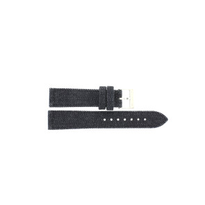 Pasek do zegarka Uniwersalny 91750.01.22 Brezentowy Czarny 22mm