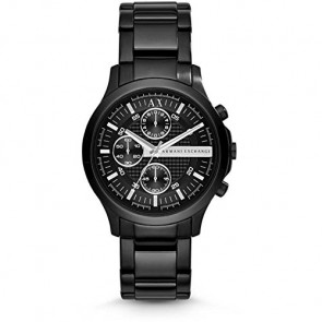 Pasek do zegarka Armani Exchange AX2141 Stal Czarny 20mm