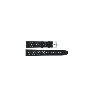 Pasek do zegarka Tag Heuer CS3113 / BC0726 Skórzany Czarny 18mm