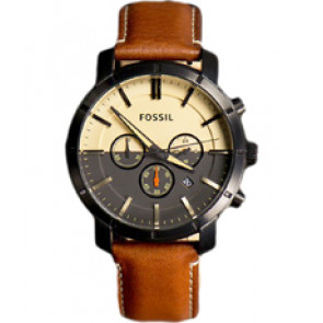 Pasek do zegarka Fossil BQ2157 Skórzany Brązowy 22mm