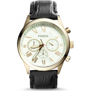 Pasek do zegarka Fossil BQ2174 Skórzany Czarny 22mm