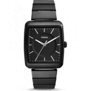 Pasek do zegarka Fossil BQ2354 Stal nierdzewna Czarny 20mm