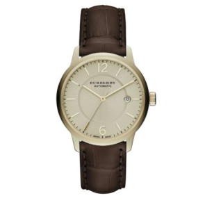 Pasek do zegarka Burberry BU10302 Skóry krokodyla Brązowy