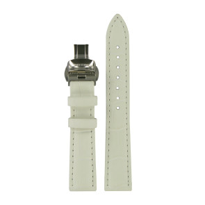 Pasek do zegarka Certina C600019057 Skórzany Biały 16mm