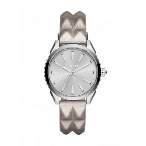 Pasek do zegarka Diesel DZ5515 Skórzany Beżowy 18mm