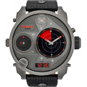 Pasek do zegarka Diesel DZ7297 Skórzany Czarny 28mm
