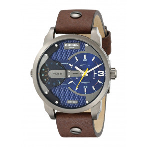 Pasek do zegarka Diesel DZ7339 Skórzany Brązowy 22mm
