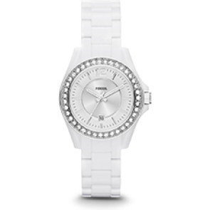Pasek do zegarka Fossil ES3251 Plastikowy Biały 14mm