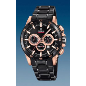 Pasek do zegarka Festina F20354-1 Stal Czarny 24mm