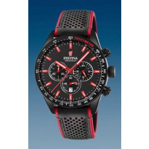 Pasek do zegarka Festina F20359-4 Skórzany Czarny 21mm
