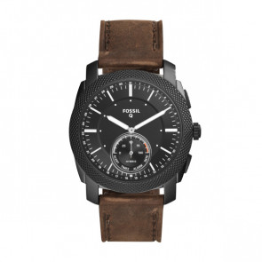 Pasek do zegarka Fossil FTW1163 Skórzany Ciemny brąz 24mm