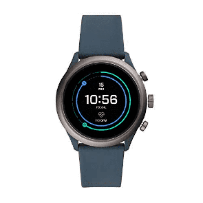 Pasek do zegarka Fossil FTW4021 Plastikowy Niebieski 20mm
