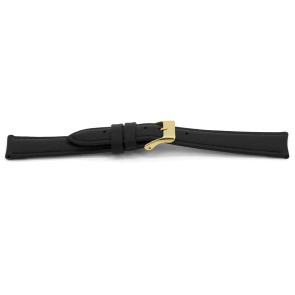 Pasek do zegarka Uniwersalny G146G Skórzany Czarny 20mm
