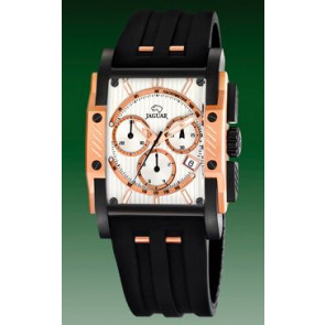 Pasek do zegarka Jaguar J643/1 Gumowy Czarny