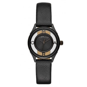 Pasek do zegarka Marc by Marc Jacobs MBM1384 Skórzany Czarny 12mm