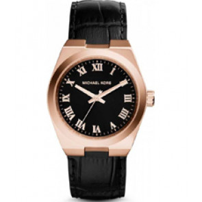 Pasek do zegarka Michael Kors MK2358 Skórzany Czarny 24mm