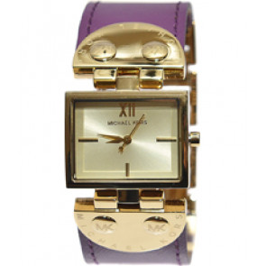 Pasek do zegarka Michael Kors MK2369 Skórzany Purpurowy 26mm