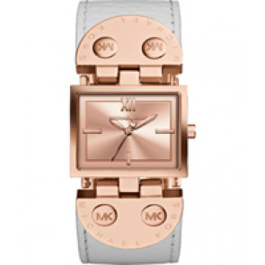 Pasek do zegarka Michael Kors MK2396 Skórzany Biały 26mm
