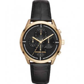 Pasek do zegarka Michael Kors MK2686 Skórzany Czarny 20mm