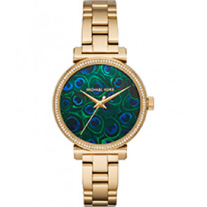 Pasek do zegarka Michael Kors MK3946 Stal Pozłacany 14mm