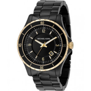 Pasek do zegarka Michael Kors MK5173 Stal nierdzewna Czarny 20mm