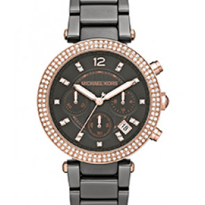 Pasek do zegarka Michael Kors MK5539 Stal Szary antracyt 20mm