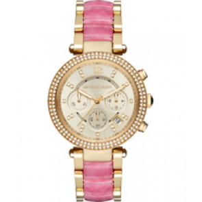 Pasek do zegarka Michael Kors MK6363 Stal Pozłacany 20mm