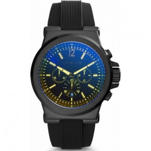 Pasek do zegarka Michael Kors MK8406 Krzem Czarny 28mm