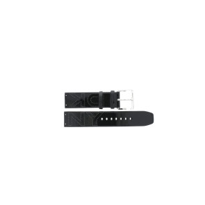 Pasek do zegarka DKNY NY4503 / NY4706 Skórzany Czarny 20mm
