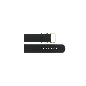 Pasek do zegarka Rado 152.0787.3 / 07.08906.10 / R070890610 Skórzany Czarny 24mm
