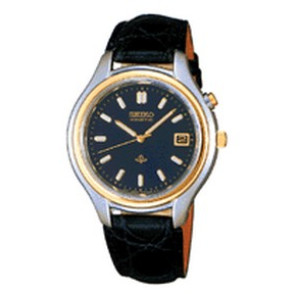 Pasek do zegarka Seiko SKH030P3.5M42 0A10 Skórzany Czarny 15mm