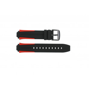 Pasek do zegarka Tissot T111.417.27.441.00 / T603040970 Krzem Wielobarwność 18mm
