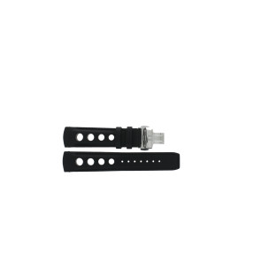 Pasek do zegarka Tissot T044417A / PRS 516 / T600029599 Skórzany Czarny 20mm