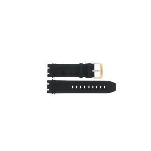 Pasek do zegarka Tissot T1154173705100 / T603041971 Gumowy Czarny 21mm