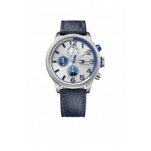 Pasek do zegarka Tommy Hilfiger TH102. 1. 14. 2039 (TH679301953) Skórzany Niebieski